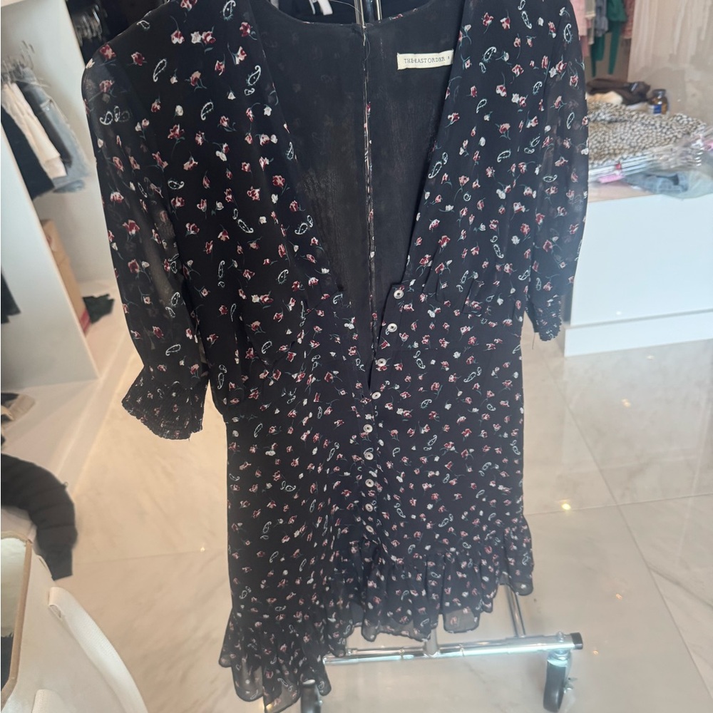 Black Floral Dress